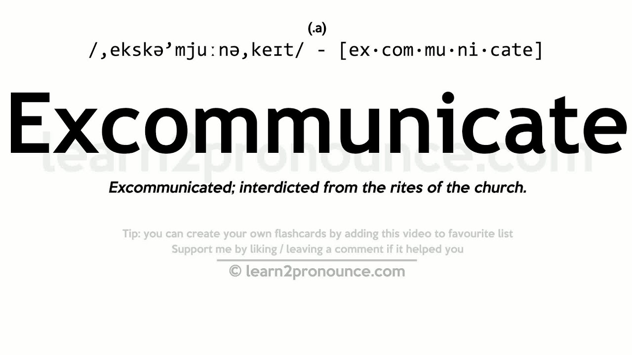 Exkomunikácia